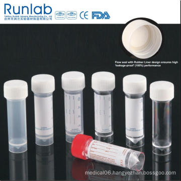 FDA Registered and CE Approved 30ml Universal Specimen Containers